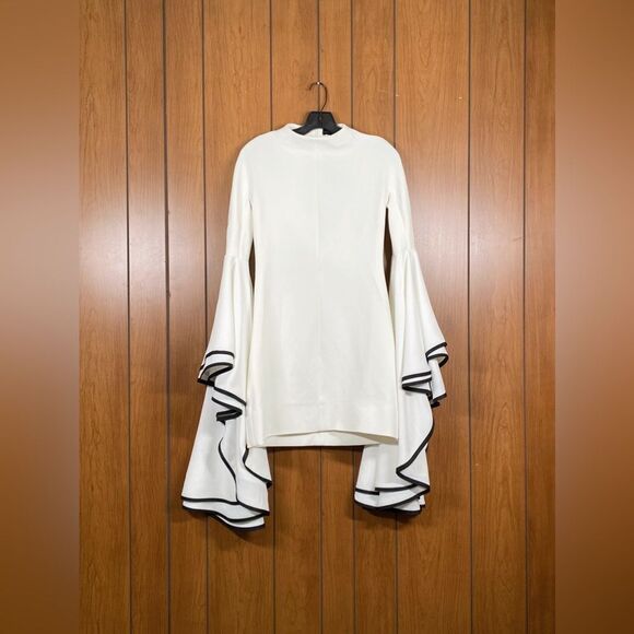 Proenza Schouler crepe ruffle sleeve dress size 2 - Picture 12 of 16